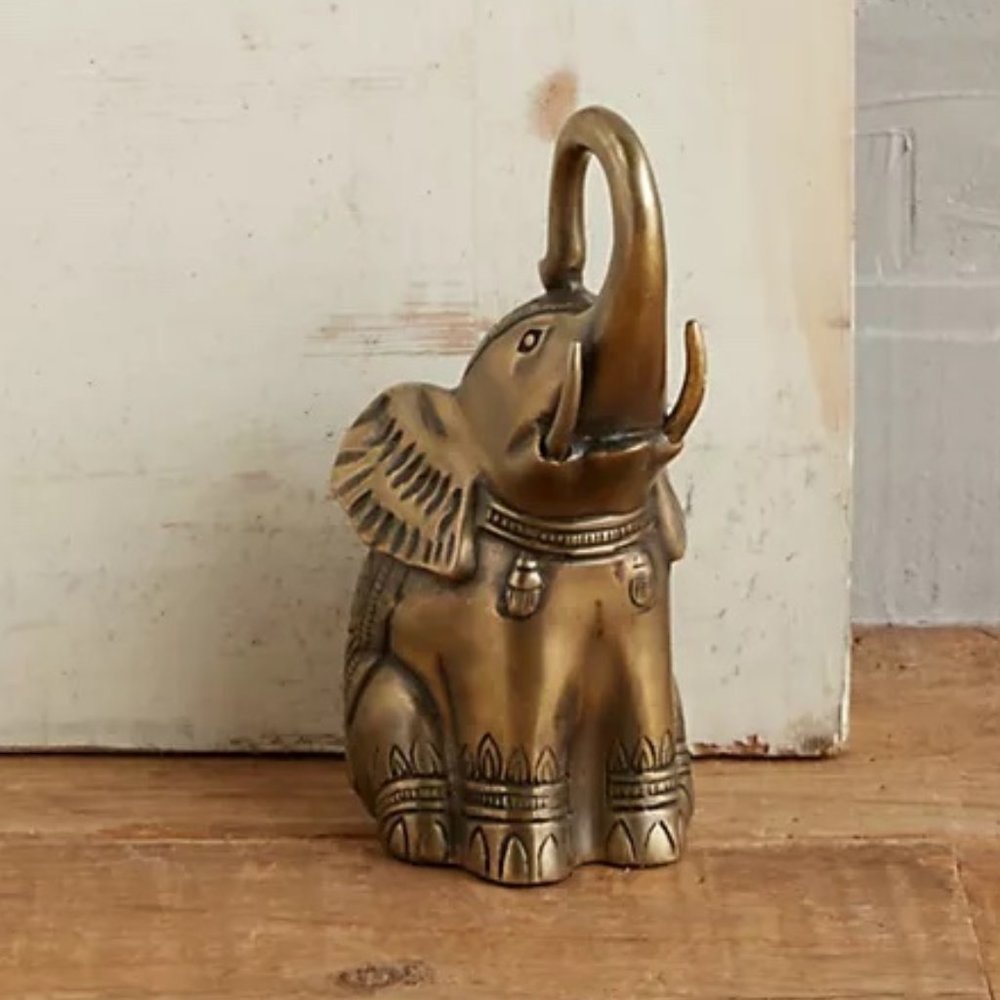 ISO Anthropologie brass elephant door stop